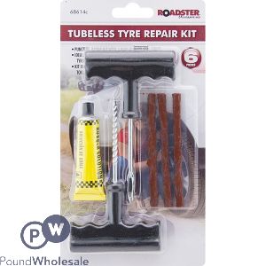 Roadster Tubeless Tyre Repair Kit 6pc