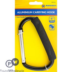 MARKSMAN ALUMINIUM JUMBO CARRYING HOOK 6"