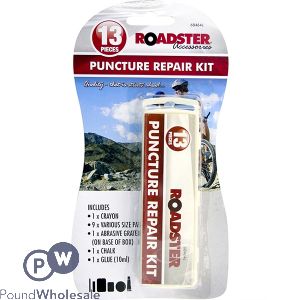 ROADSTER PUNCTURE REPAIR KIT 13PC