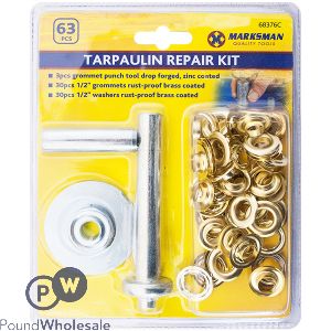 Marksman Tarpaulin Repair Kit 63pc