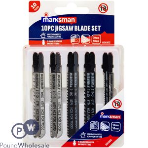 Marksman Bayonet Hcs Jigsaw Blade Set 10pc