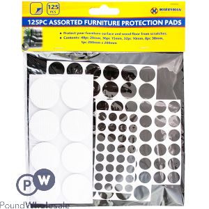 Marksman Assorted Furniture Protection Pads 125pc
