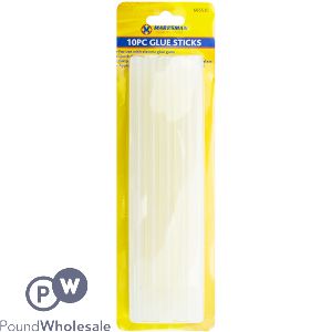 Marksman Clear Hot Melt Glue Sticks 11 X 200mm 10pc