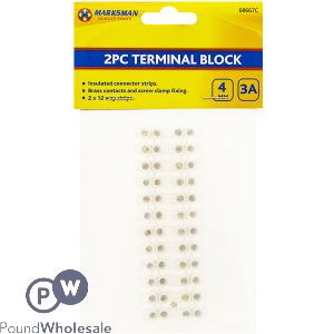 MARKSMAN 3A TERMINAL BLOCK SET 4MM 2PC