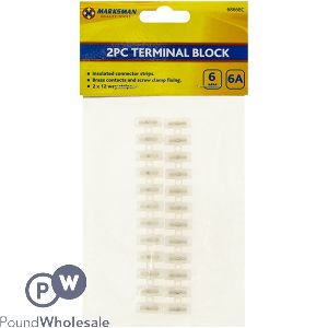 Marksman 6a Terminal Block 6mm 2pc