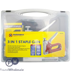 Marksman 3-in-1 Staple Gun Set