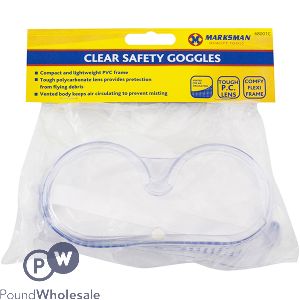 Marksman Clear Safety Goggles