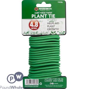 Marksman 4.8m Thick Twist Plant Tie