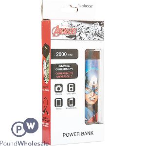 Lexibook Marvel Avengers 2000mah Universal Power Bank