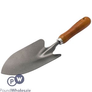 Marksman Wood Handle Hand Trowel