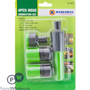 MARKSMAN HOSE CONNECTOR SET 4PCS