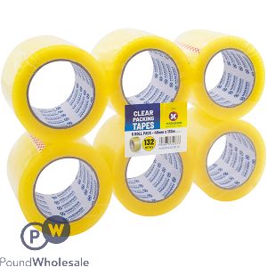 MARKSMAN CLEAR PACKING TAPE 48MM X 132M