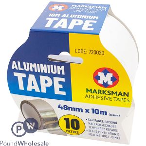 MARKSMAN ALUMINIUM TAPE 48MM X 10M