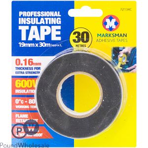 Marksman Professional Insulating Tape 19mm X 30m