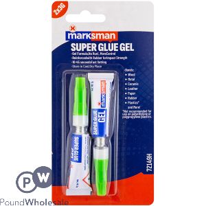 Marksman Super Glue Gel With Needle 3g 2 Pack
