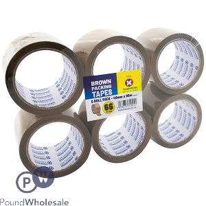 MARKSMAN BROWN PACKING TAPE 48MM X 66M