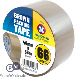 Marksman Brown Packing Tape 48mm X 66m