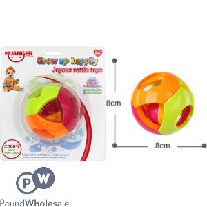 Huanger Double Ball Shaped Baby Rattle