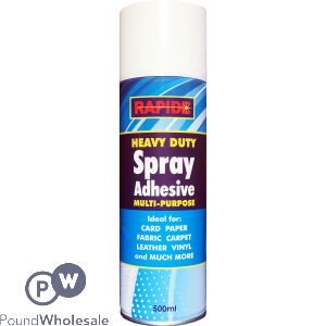 Rapide Heavy Duty Multi-purpose Spray Adhesive 500ml