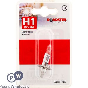 ROADSTER H1 12V 55W HALOGEN CAR LIGHT BULB