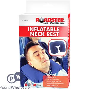 ROADSTER INFLATABLE NECK REST 44 X 27CM