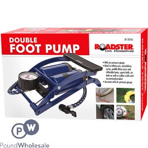 Double Cylinder Foot Pump In Box