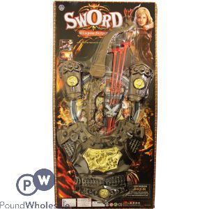 Sword Weapon Series Bow & Shield Play Set