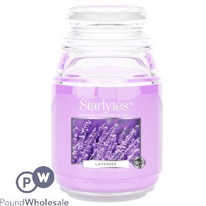 Starlytes Lavender Scented Jar Candle 18oz