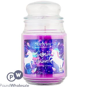 Starlytes Cosmic Unicorn Scented Jar Candle 18oz