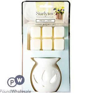 Starlytes Luxury Fresh Linen Wax Melt Set