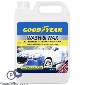 Goodyear Hydrophobic Polymer Formulation Wash & Wax 2.5l