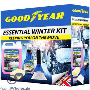 Goodyear Essential Winter Car Care Kit 4 Pack