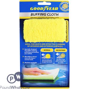 Goodyear Microfibre Buffing Cloth Large 40cm