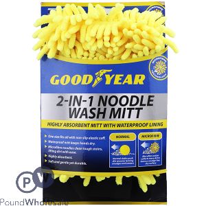 GOODYEAR 2-IN-1 NOODLE WASH MITT