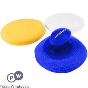 Goodyear Wax Applicator Pad Set 3pc