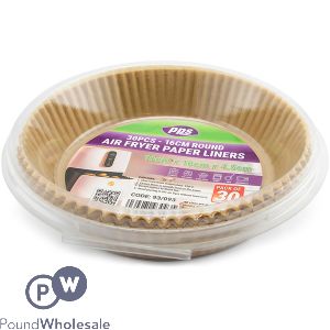 Pps 16cm Round Paper Air Fryer Liner 30 Pack
