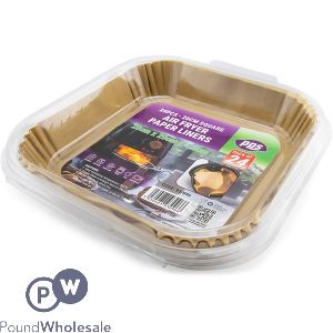 Pps 20cm Square Paper Air Fryer Liners 24 Pack
