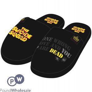 THE SUICIDE SQUAD SLIPPERS UK SIZE 8-10