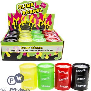 Barrel Slime Cdu Assorted Colours