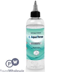 Aquathree Antibacterial Hand Sanitiser & Moisturiser Gel 100ml