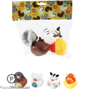 Farm Animal Soft Toys Assorted 4 Pack