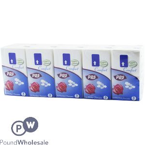 3-ply Comfort Pocket Napkin Tissues 10 Pack