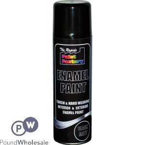 Paint Factory Creative Enamel Paint Black Matt 250ml