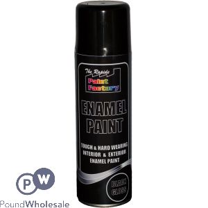 Paint Factory Creative Enamel Paint Black Gloss 200ml