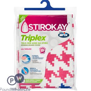 Stirokay Triplex Printed Ironing Board Cover 140cm X 50cm