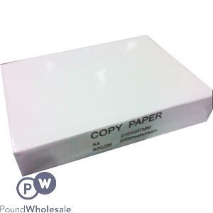 Premium Printer Copier A4 Paper 80gsm 500 Sheets Ream