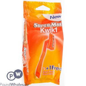Supermax Kwik 1 5+1 Free Single Blade