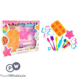 MAKE &amp; BAKE KIDS BAKING SET 14PC