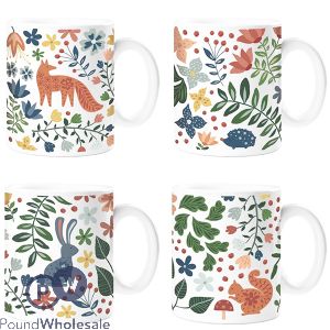 Mad About Mugs Straight Woodland Mug 11oz Assorted