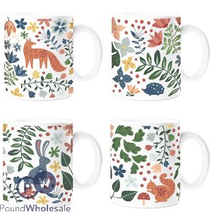 Mad About Mugs Straight Woodland Mug 11oz Assorted